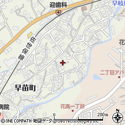 長崎県佐世保市早苗町472-2周辺の地図