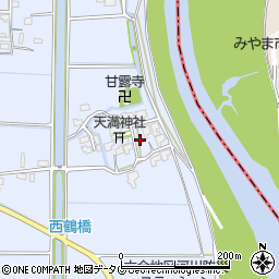 福岡県柳川市大和町六合815周辺の地図