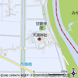 福岡県柳川市大和町六合821周辺の地図