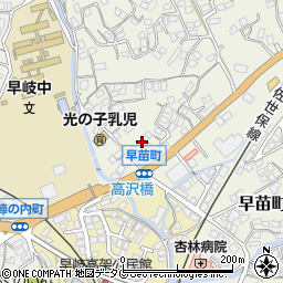 長崎県佐世保市早苗町578周辺の地図