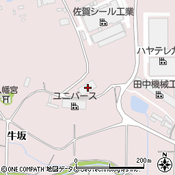 佐賀県嬉野市塩田町大字久間牛坂1054周辺の地図