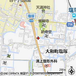 福岡県柳川市大和町塩塚589周辺の地図