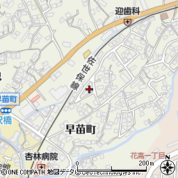 長崎県佐世保市早苗町516周辺の地図