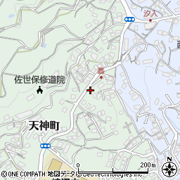長崎県佐世保市天神町1884-6周辺の地図
