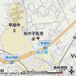 長崎県佐世保市早苗町570周辺の地図