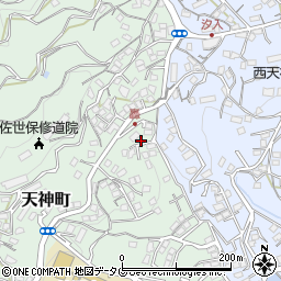 長崎県佐世保市天神町1881周辺の地図