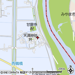 福岡県柳川市大和町六合809周辺の地図