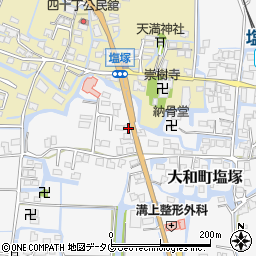 福岡県柳川市大和町塩塚741周辺の地図