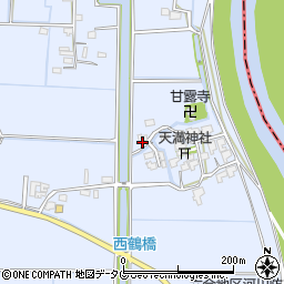 福岡県柳川市大和町六合793周辺の地図