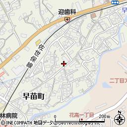 長崎県佐世保市早苗町457-1周辺の地図