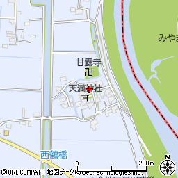 福岡県柳川市大和町六合802周辺の地図