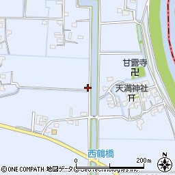 福岡県柳川市大和町六合900周辺の地図