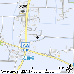 福岡県柳川市大和町六合920周辺の地図