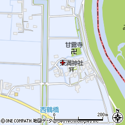 福岡県柳川市大和町六合804周辺の地図