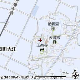 福岡県みやま市瀬高町大江1293周辺の地図
