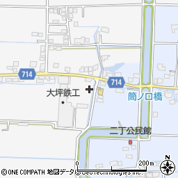 福岡県柳川市大和町塩塚2142周辺の地図