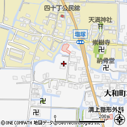 福岡県柳川市大和町塩塚723周辺の地図