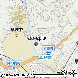 長崎県佐世保市早苗町568周辺の地図