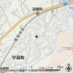 長崎県佐世保市早苗町455周辺の地図