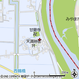 福岡県柳川市大和町六合801周辺の地図