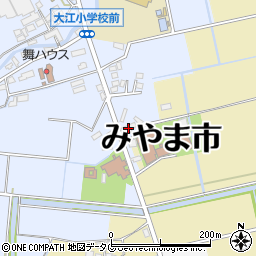 福岡県みやま市瀬高町大江1701周辺の地図