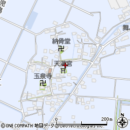 福岡県みやま市瀬高町大江1487周辺の地図