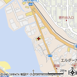 日産プリンス長崎早岐店周辺の地図