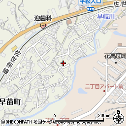 長崎県佐世保市早苗町403周辺の地図