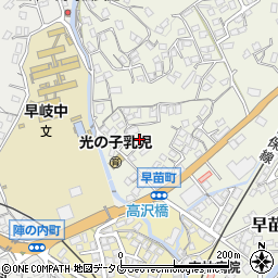 長崎県佐世保市早苗町572周辺の地図