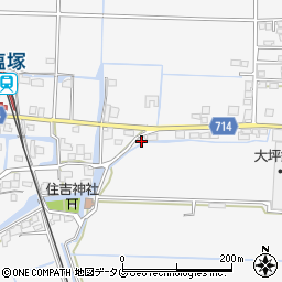 福岡県柳川市大和町塩塚230周辺の地図