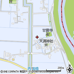 福岡県柳川市大和町六合795周辺の地図