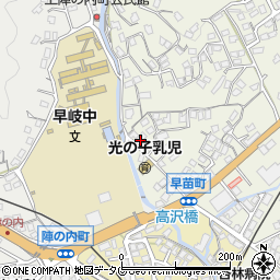 長崎県佐世保市早苗町555周辺の地図