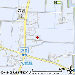 福岡県柳川市大和町六合914周辺の地図