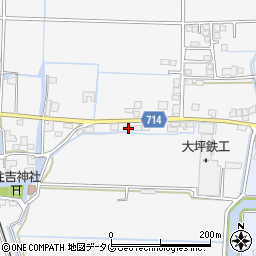 福岡県柳川市大和町塩塚228-1周辺の地図