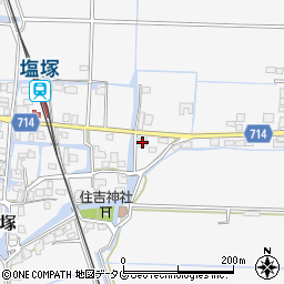 福岡県柳川市大和町塩塚238周辺の地図