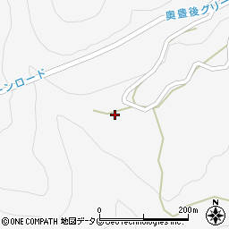 大分県竹田市直入町大字下田北1913-1周辺の地図