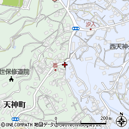長崎県佐世保市天神町1884周辺の地図