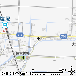 福岡県柳川市大和町塩塚235周辺の地図