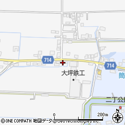 福岡県柳川市大和町塩塚111周辺の地図