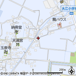 福岡県みやま市瀬高町大江1576周辺の地図