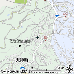 長崎県佐世保市天神町1888周辺の地図