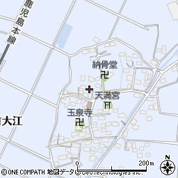 福岡県みやま市瀬高町大江1302周辺の地図