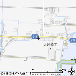 福岡県柳川市大和町塩塚113周辺の地図