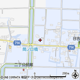 福岡県柳川市大和町六合493周辺の地図