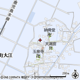 福岡県みやま市瀬高町大江1303周辺の地図
