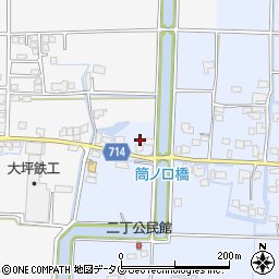 福岡県柳川市大和町六合499周辺の地図