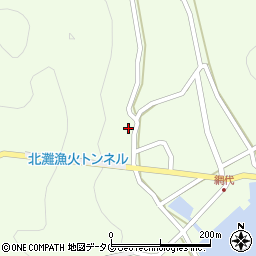 愛媛県宇和島市津島町北灘2157周辺の地図