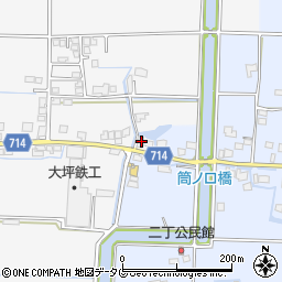 福岡県柳川市大和町塩塚149周辺の地図