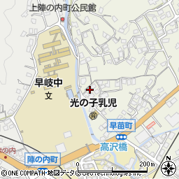 長崎県佐世保市早苗町563周辺の地図