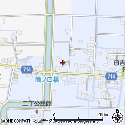 福岡県柳川市大和町六合470周辺の地図